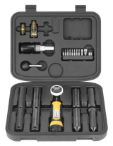 Wheeler Scope Mounting Kit Combo 1" & 30mm, F.A.T. Wrench & Alignment/Lapping Bars, Black 