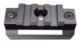 Outdoor Connection Swivel Stud Rail Extender, Picatinny Rail Adapter, Black 