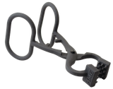 HME Deer Skinning Claw, Cast Iron Closed-Loop Handles, Black 