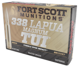 Fort Scott Munitions .338 Lapua Magnum TUI, 250gr, 20 Count 