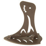 Skull Hooker Little Hooker, European Skull Mount Bracket, Robust Brown Powder-Coated Steel 