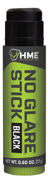HME No Glare Stick Black, Hunting Face Paint, Black Finish 