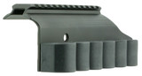 TacStar SideSaddle Rail Mount, Mossberg 500/590 12 Gauge, 6-Round Shotshell Carrier, Black Aluminum 