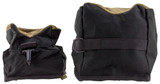 Outdoor Connection Benchbag 2pc Set, Front and Rear Shooting Rest, Black/Synthetic Suede 