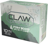 Fort Scott Munitions Claw Defense, 10MM Auto, 190gr Solid Copper Penetrator, 20 Rds 