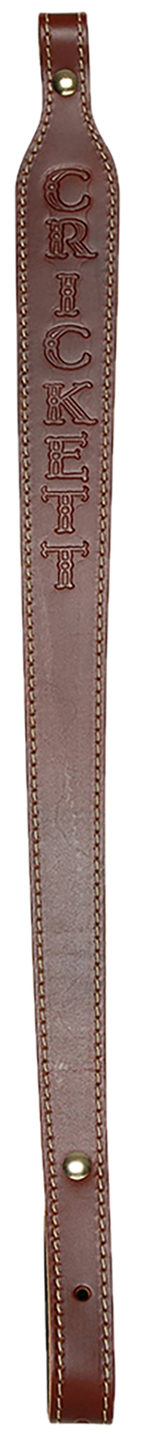 Crickett KSA801, Rifle Sling, Brown Leather 