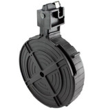ATI German Sports Rotary Rifle Magazine Drum, Magazine, 110 Rds, Black Polymer 