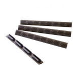 Ergo Modular Wedgelok Rail Covers, M-LOK Compatible 4-Slot Low Profile Grip Panels, OD Green 