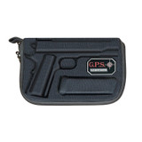 G Outdoors GPS-908PC, Custom Molded Pistol Case for 1911, Lockable Zippers, Black 