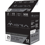 Migra Combinational 12 Gauge Waterfowl Steel Shot, 3" Shell, 1-1/4 oz, #1/#3, 25 Rounds 