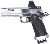 TEE Gun Vault Dark Forge Wraith, w/ Trijicon SRO 1.0 MOA, 9MM, 4.60" Ported & Compensated Barrel, 20 Rds, Hard Chrome 