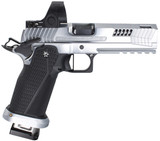 TEE Gun Vault Dark Forge Wraith, w/ Trijicon SRO 1.0 MOA, 9MM, 4.60" Ported & Compensated Barrel, 20 Rds, Hard Chrome 