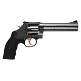 Smith & Wesson Model 686, 24K Gold Accents, .357 Magnum, 6.00" Barrel, 6 Rds, Black Chrome 