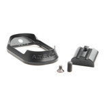 Agency Arms Duty Magwell, Fits Glock 17 Gen 5, No Back Strap, Matte Black 
