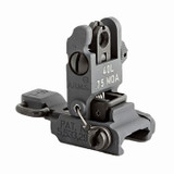 A.R.M.S. 40L Low Profile Rear Sight, Flip-Up Adjustable AR-15 Iron Sight, Black 