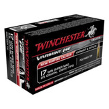 Winchester Super-X 17 WSM 25 Grain JHP Rimfire Ammunition, 2,600 FPS, 50 Rounds 
