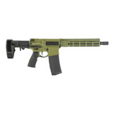 Daniel Defense DDM4, Maxim PDW Brace, 5.56 NATO, 10.30" Threaded Barrel, 30 Rds, Bazooka Green Anodized 