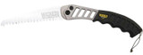 Wicked Tree Gear Tough Hand Saw, 7.00" High Carbon Steel Blade, Black Overmolded Aluminum Handle 