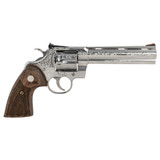 Colt Python Sports South Exclusive, Walnut Grips, .357 Magnum, 6.00" Vent Rib Barrel, 6 Rds, Stainless Steel 