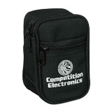 Competition Electronics Pocket Pro Carrying Case, Zipper Battery Compartment & Velcro Belt Strap, Black 