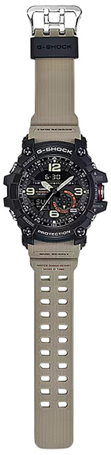 Casio G-Shock Mudmaster GG-1000-1A5, Twin Sensor Digital Compass, Tan 