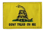 Walkers Game Ear Dont Tread On Me Patch, Yellow 