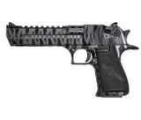 Magnum Research Desert Eagle Mark XIX, Weaver Accessory Rail, .50 AE, 6.00" Barrel, 7 Rds, Black with Tiger Stripes 
