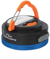 Cyclops ClipMate, 200 Lumen Clip-On Lantern, Black/White 