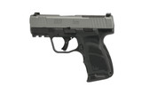 Heckler & Koch CC9 OR, Night Sights, 9MM, 3.32" Barrel, 10 Rds, Black Frame Tactical Grey Slide 