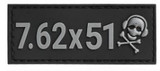G-Code Tactical Holsters Caliber Patch 7.62x51, Grey/Black Finish 
