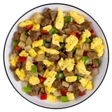 ReadyWise Pro Meal Breakfast Skillet, Freeze-Dried Breakfast Sausage & Scrambled Eggs with Potatoes, Cheese, Bell Peppers & Onions 