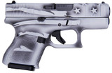 Glock G27 Gen5, .40 S&W, 3.43" Barrel, 9 Rds, Black And White Flag 
