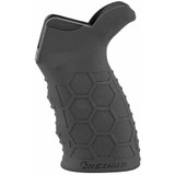 Hexmag Tactical Grip HTG, Over-Molded Rubber, AR-15/AR-10 Compatible, Black 