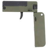 Trailblazer Firearms LifeCard, Credit Card Size When Closed, .22 LR, 2.50" Barrel, 1 Rds, OD Green 