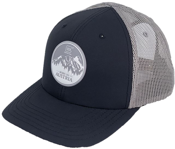 Glock AS41019 Born In Austria Hat, Navy/Gray, Adjustable Snapback 