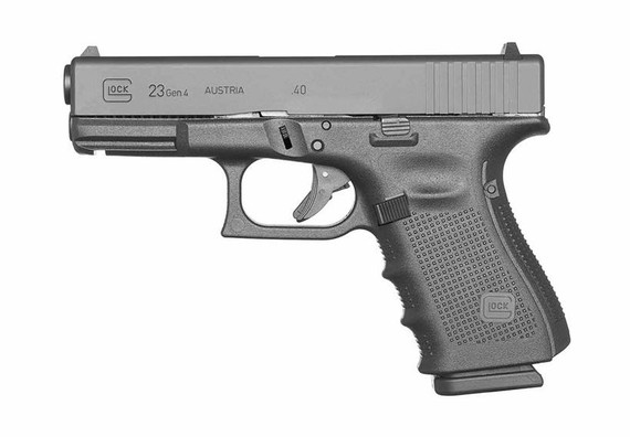 Glock 23 Gen4, .40 S&W, 4.01" Barrel, 13 Rds, 3 Magazines, Blue/Black 
