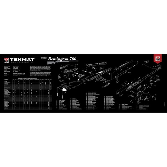 TekMat Remington 700 Ultra 44 Gun Cleaning Mat, Black 