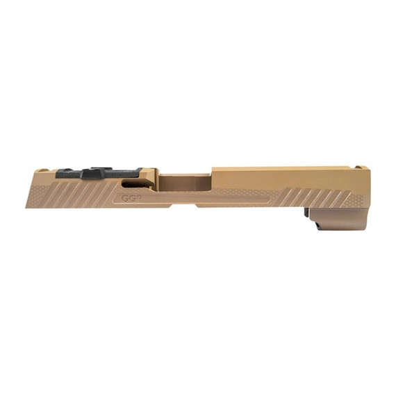 Grey Ghost Precision SIG Sauer P320 Compact Slide V2, 9MM, Stripped, RMR-Cut, Flat Dark Earth 