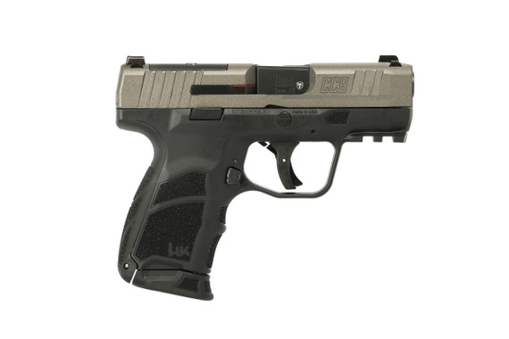 Heckler & Koch CC9, Optics Ready Slide Optic Cut, 9MM, 12 Rds, Black 