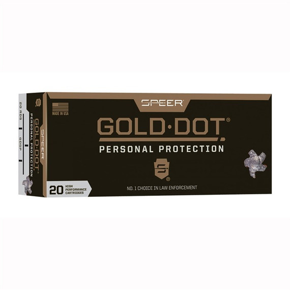 Speer Gold Dot Personal Protection, .300 Blackout, 210 Gr Soft Point, 20 Rds 