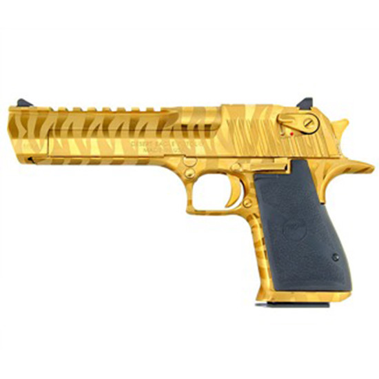 Magnum Research Desert Eagle Mark XIX, .44 MAGNUM, 6" Barrel, 8 Rds, Titanium Gold Tiger Stripe - 151550008463 