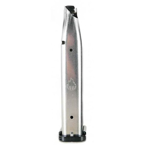 Atlas Gunworks Premium Competition 9mm Luger, 9MM, 23 Rds, Magazine, Stainless Steel 