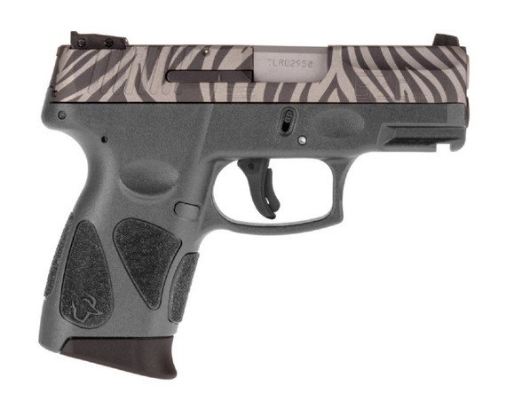 Taurus G2C, Zebra, 9MM, 3.20" Barrel, 12 Rds, Black 