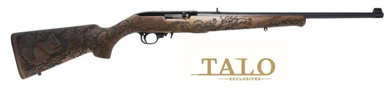 Ruger 10/22 Squirrel, Altamont Walnut Laminate Stock, .22 LR, 18.50" Barrel, 10 Rds, Black 