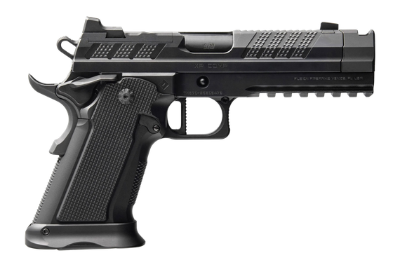 Fusion Precision XP Comp, Optic-ready Slide Optic Cut, 9MM, 4.60" Compensated Barrel, 17 Rds, Black 