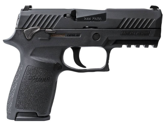 Sig Sauer P320 Compact, Nitron, 9MM, 3.90" Barrel, 15 Rds, Black 