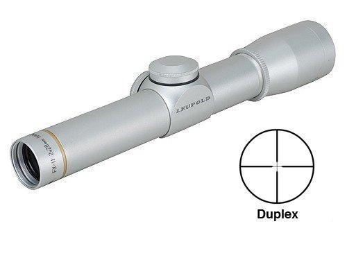 Leupold FX-II Handgun Scope, 2x20mm Duplex Reticle, Silver 