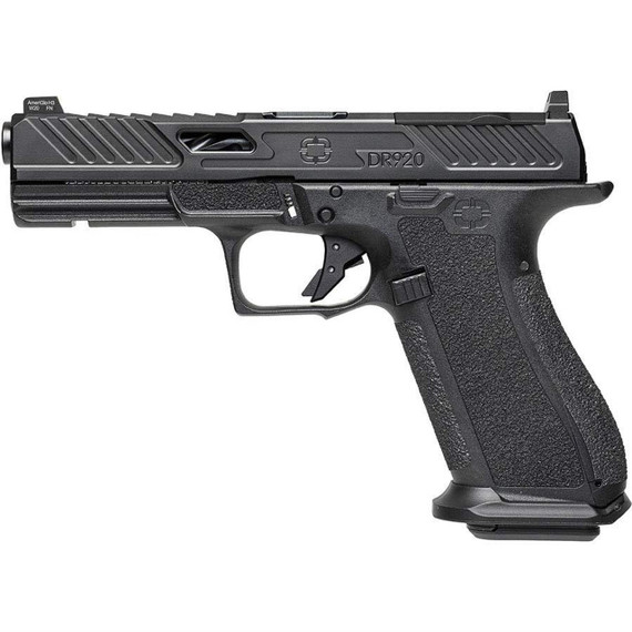 Shadow Systems DR920 Elite, Universal Optic Cut, 9MM, 4.50" Barrel, 17 Rds, Black 
