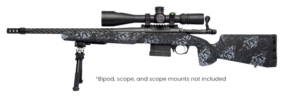 Horizon Firearms Vandal Dark 2, 22 Creedmoor, 18.00" Threaded Barrel, 10 Rds, Black Chrome 