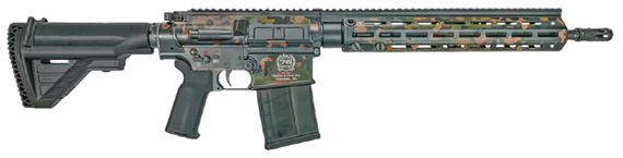 Heckler & Koch MR556A1, 5.56 NATO, 16.50" Barrel, 10 Rds, Flecktarn Camo - 642230268548 